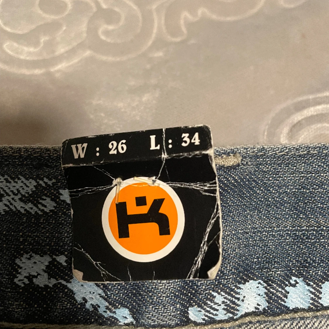 lågmidjade jeans - 91