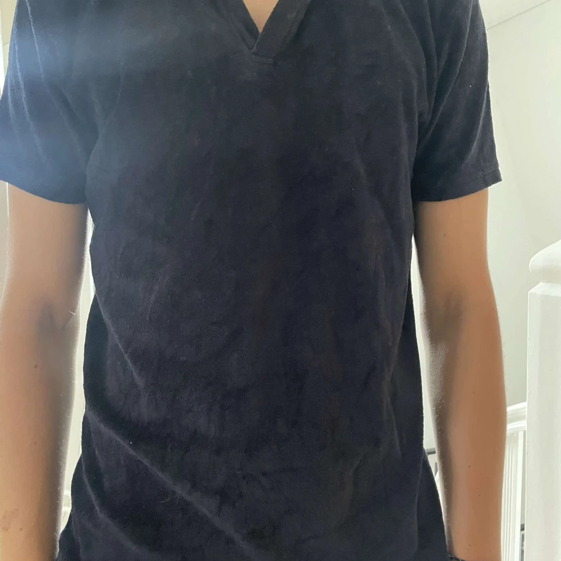 Mörk blå froté pike