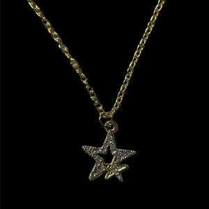 Guld stjärn halsband  - Ett halsband  Guld