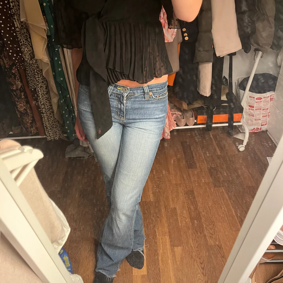 Lågmidjade jeans - 90