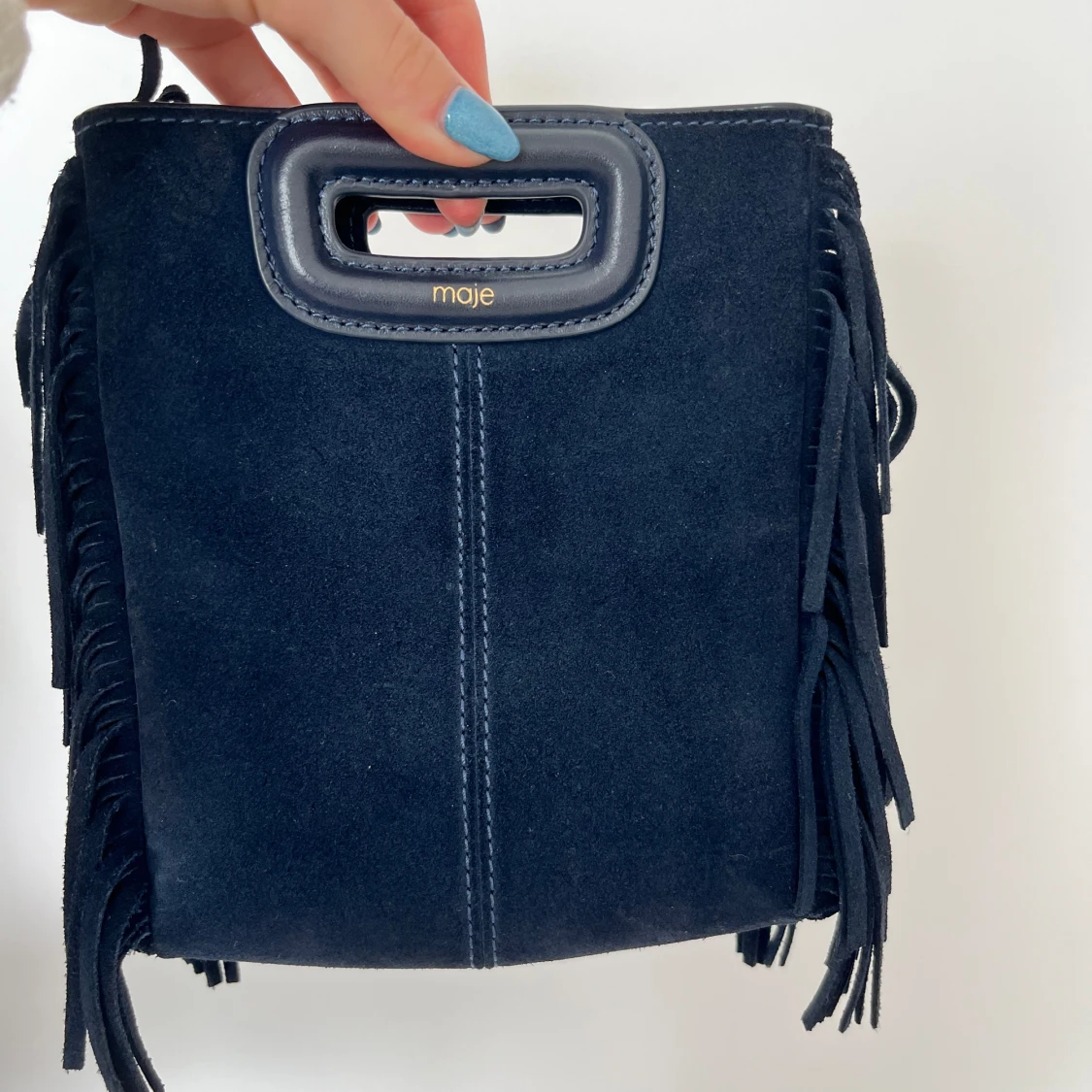 Marinblå majeväska💙💙