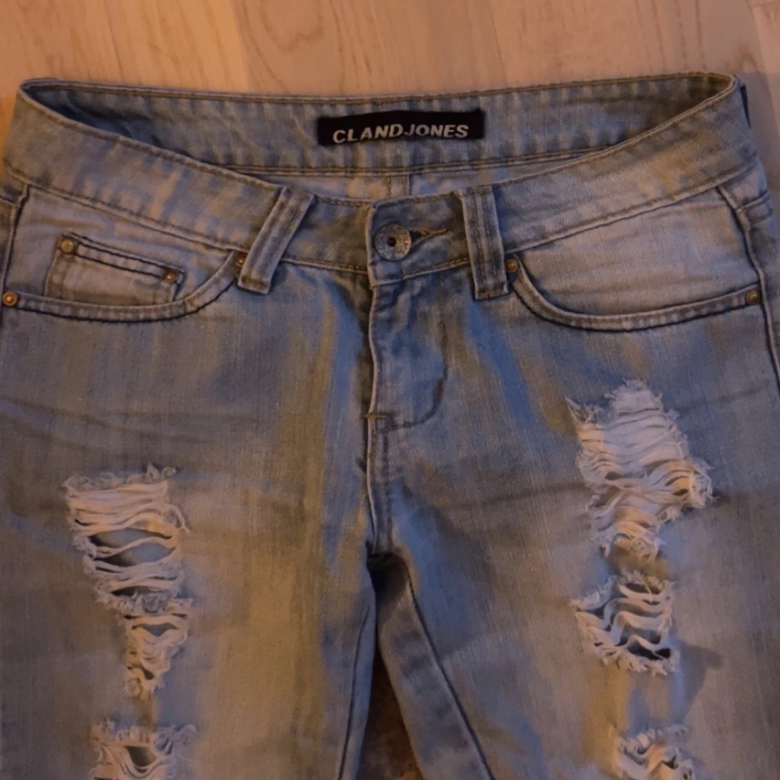 Lågmidjade bootcut  jeans  - 90