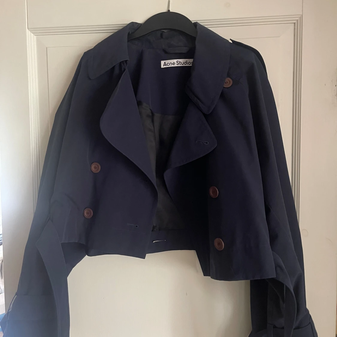 Acne studios cropped trenchcoat - 90