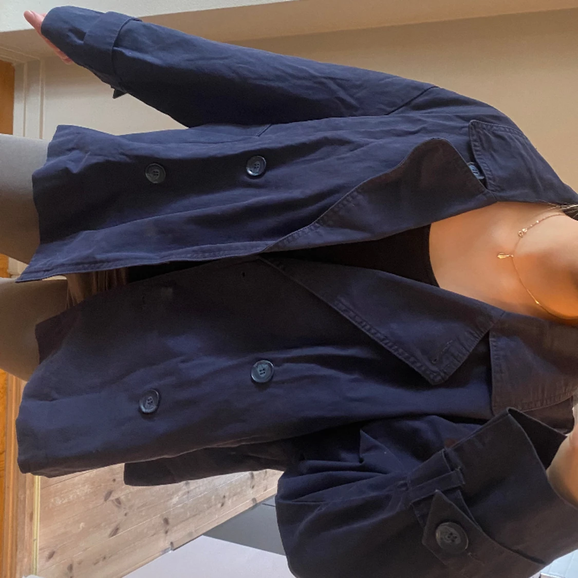 Helt ny kort trenchcoat  - 90