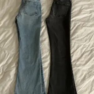 2 par blå och grå Gina Young bootcut jeans storlek 146 i mycket bra skick.
