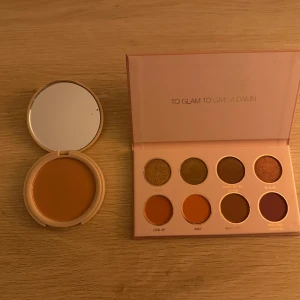 Makeup - Oanvänd bronzer + ögonskuggspalett från makeup Mekka 