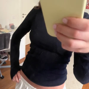 Marinblå tröja - Stickad tröja från zara💕