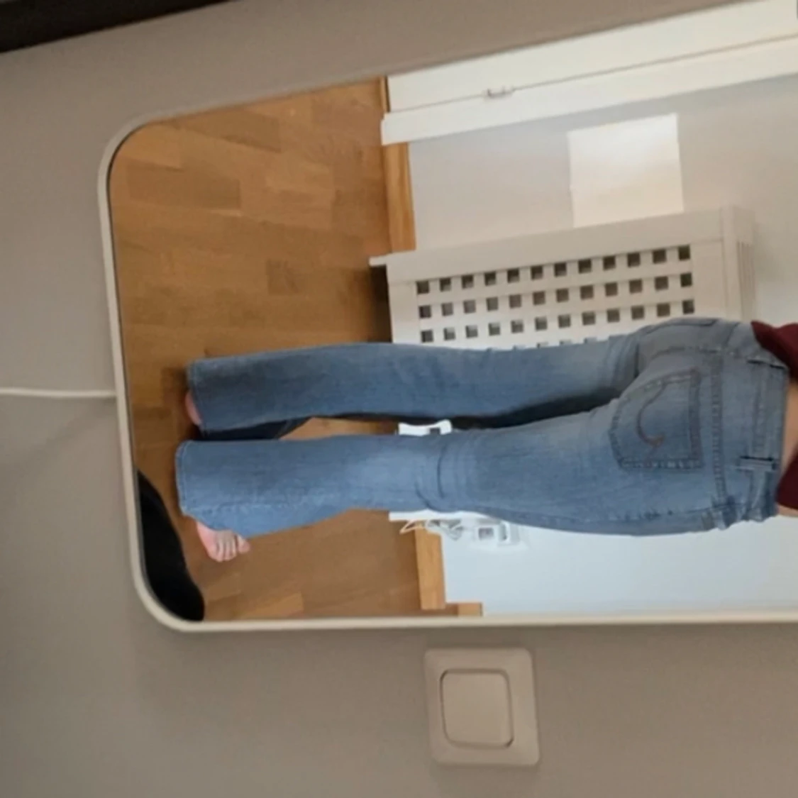 Lågmidjade bootcut jeans vintage - 90