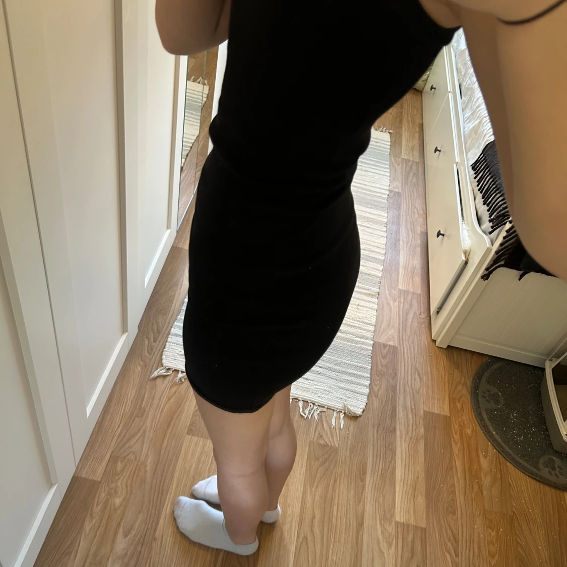 Svart tight klänning💞 - 91
