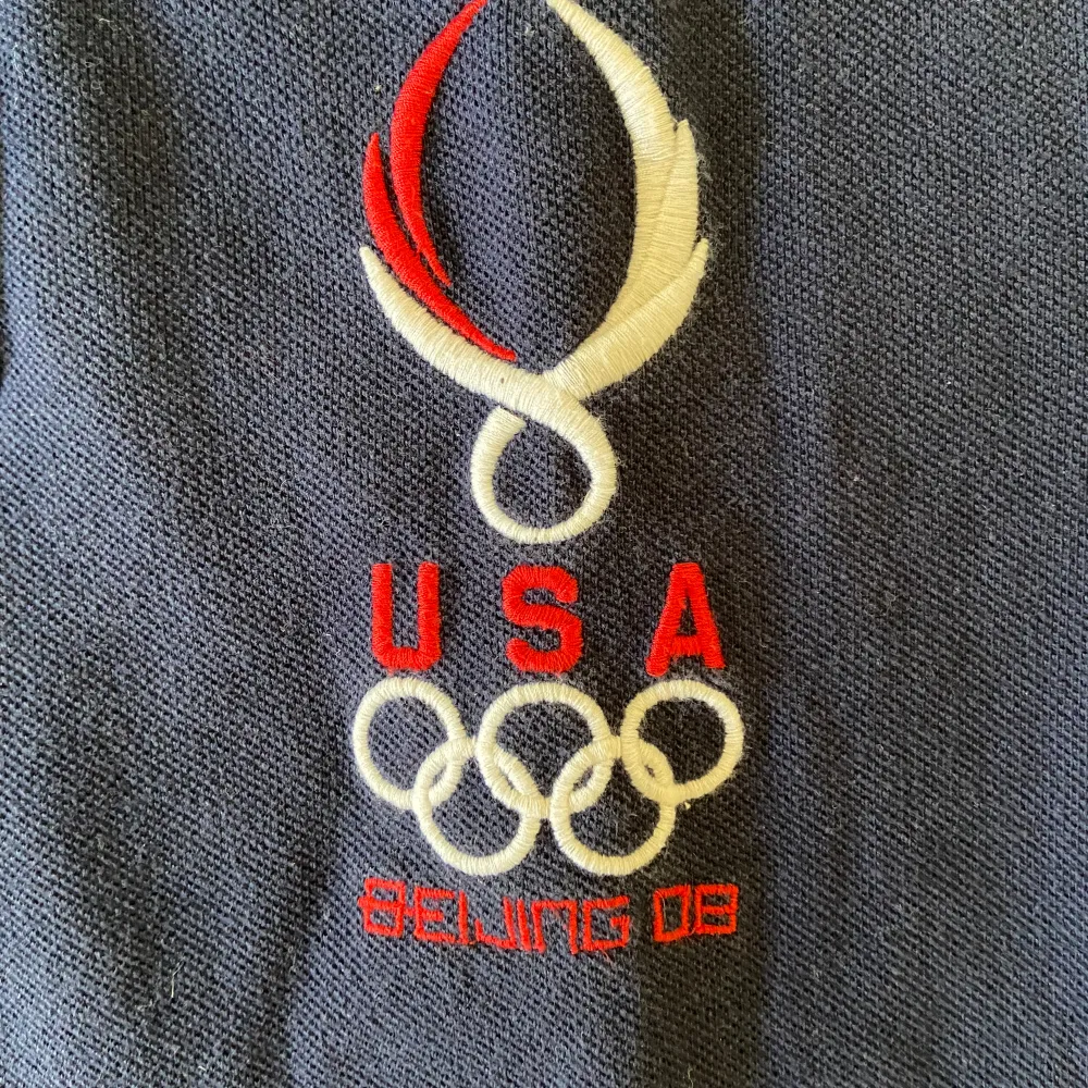 Vintage Ralph Lauren piké från OS 2008. Barn kille 12-14. T-shirts.