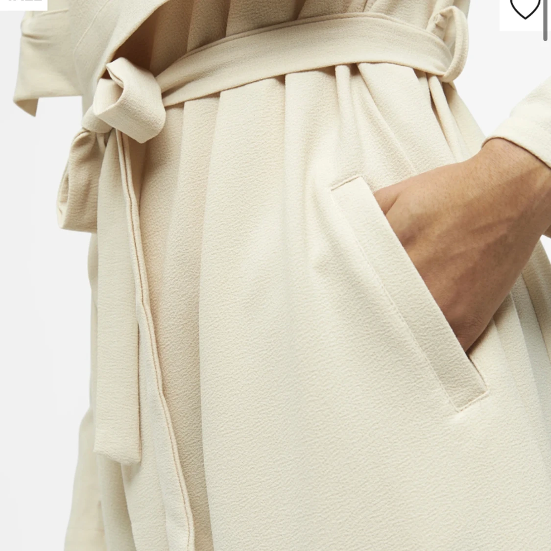 Beige vårkappa - 90