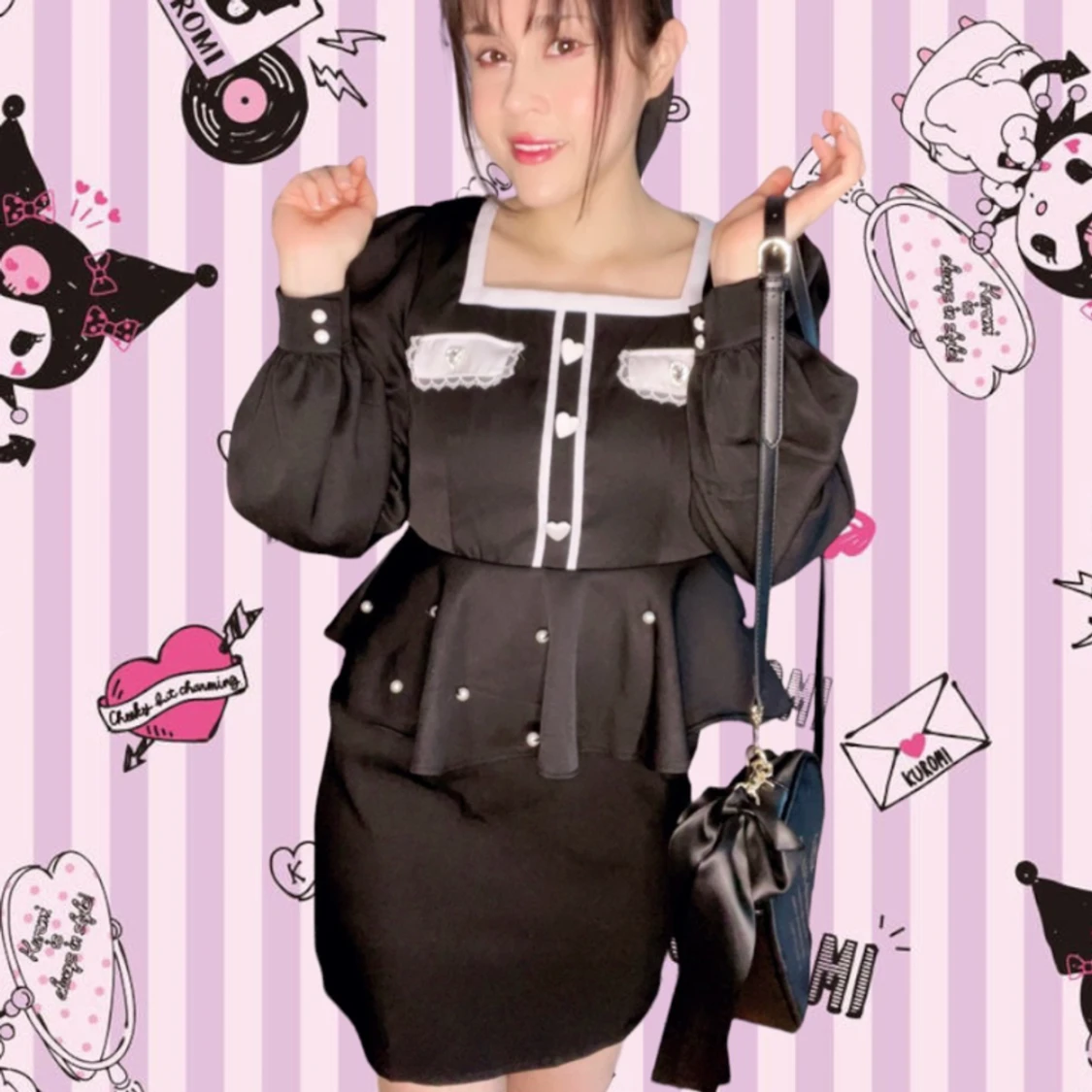 Ank Rouge klänning, romantisk klänning, balletcore klänning, Jirai klänning