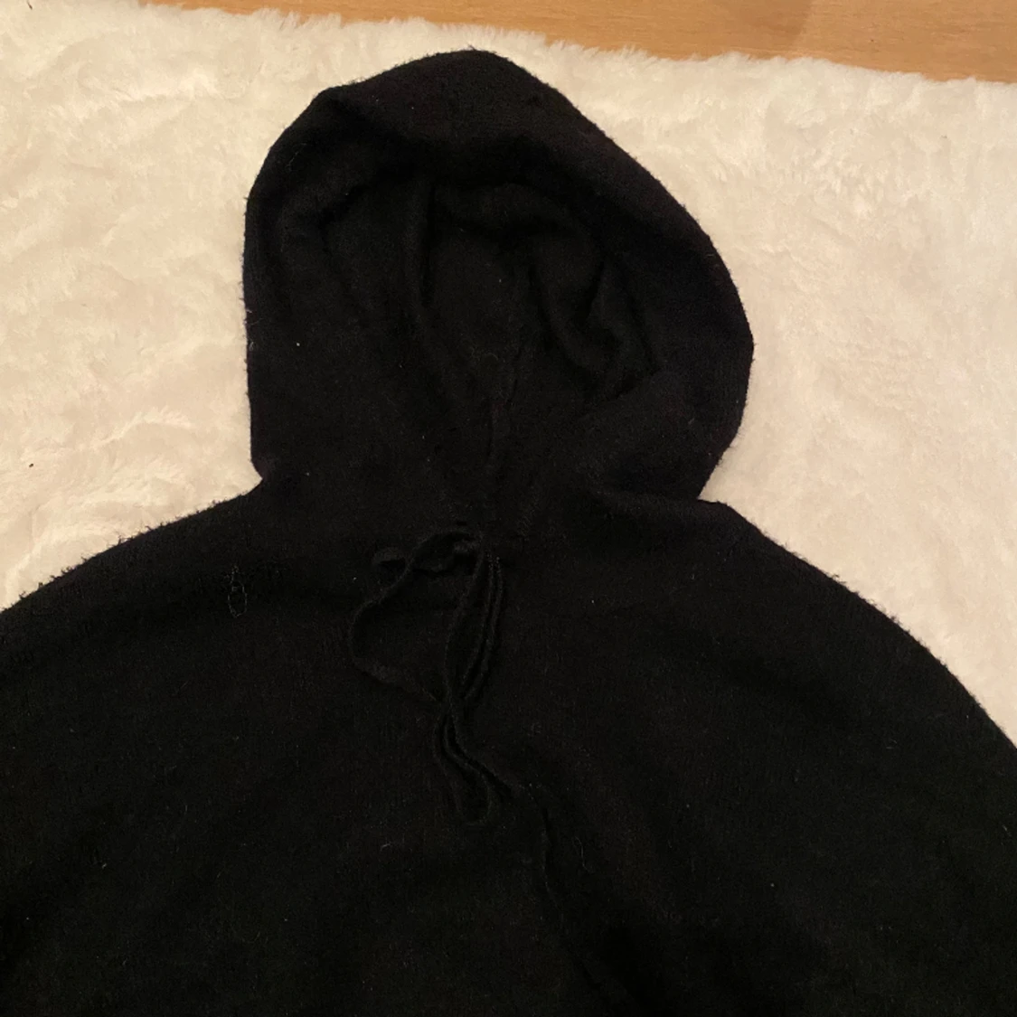 Stickad hoodie  - 90