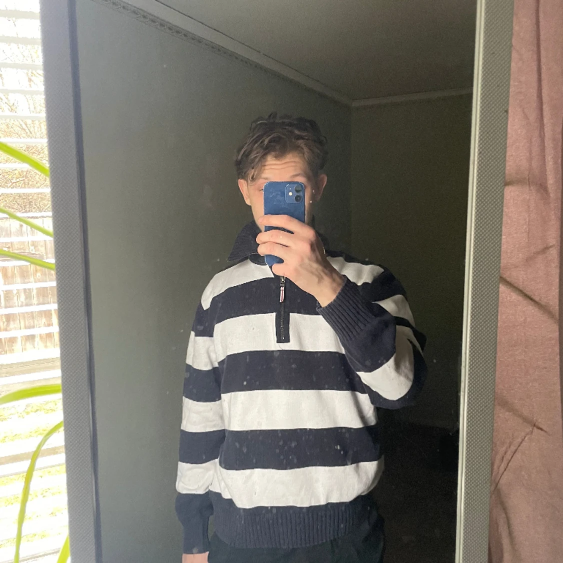 Stickad tröja från gant