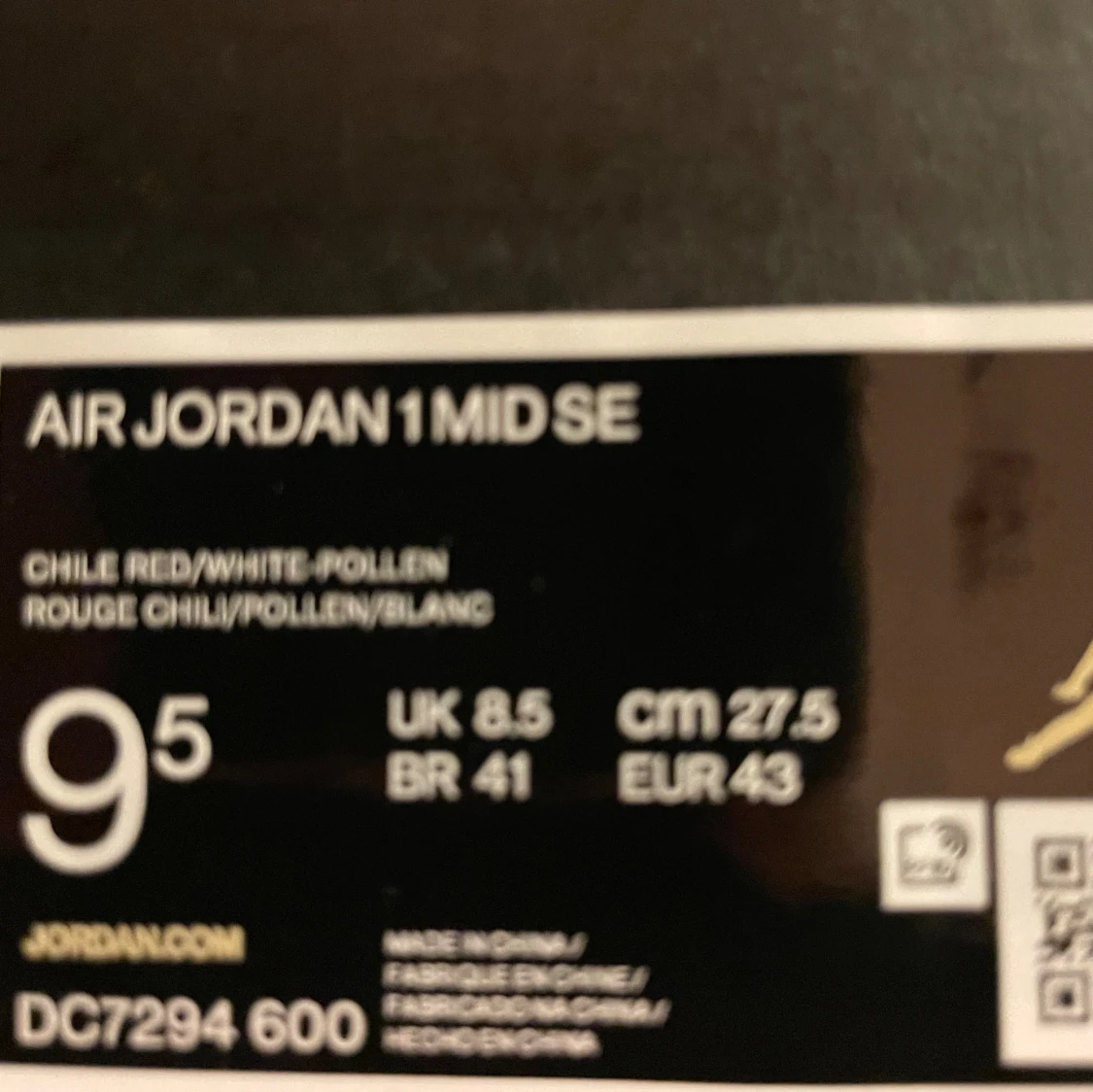 Röda jordans storlek 43 - 91