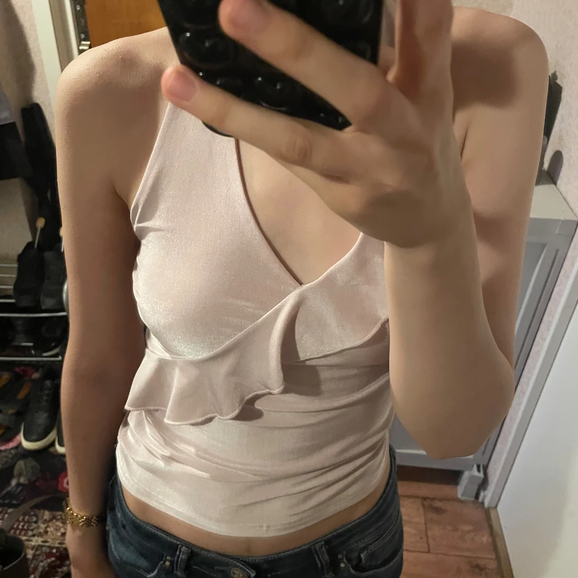 Halterneck topp - 90