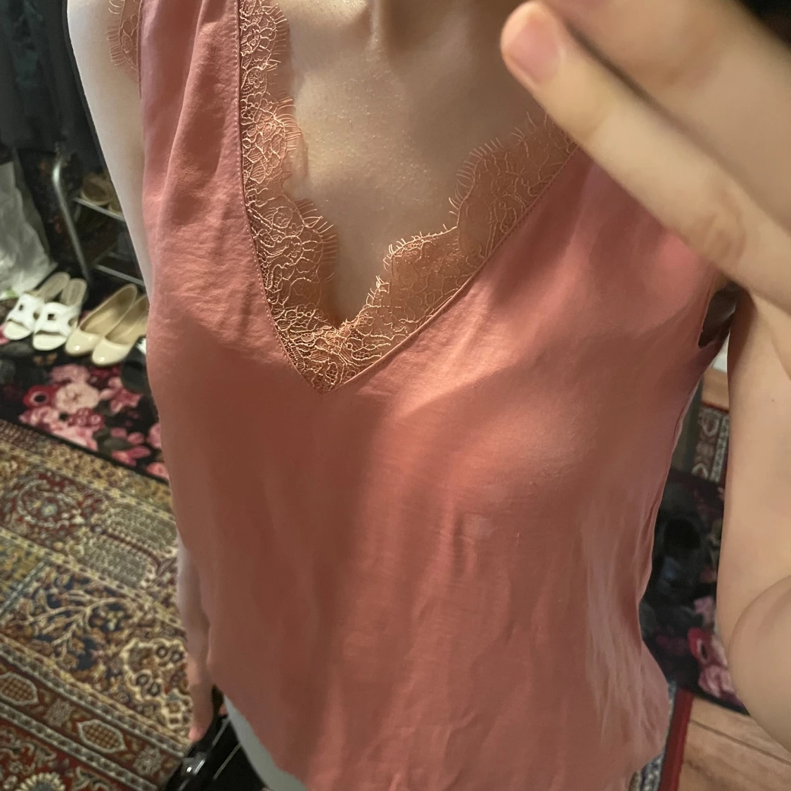 Linne med spets - 90