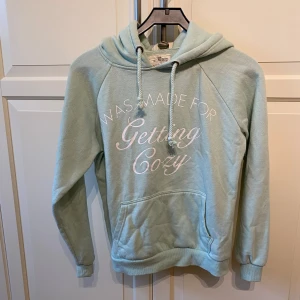 Mint grön hoodie  - Söt mjuk hoodie