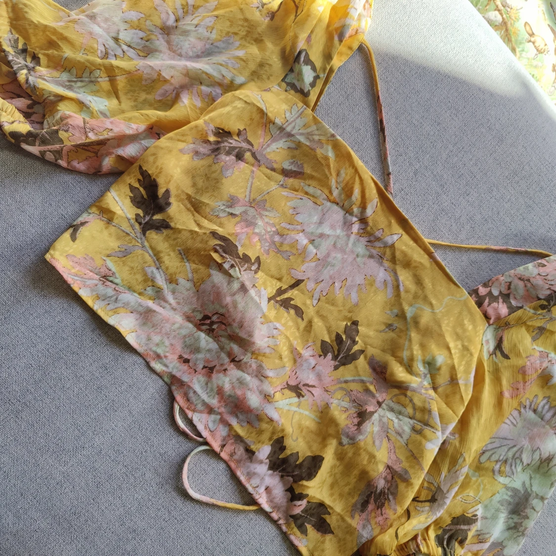 Mönstrad crop top - 92