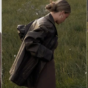 Hanna Schönberg jacka  - Lite intressekoll på PU-jacka från Hanna Schönbergs kollektion på nakd. Använd max 2 gånger. Skulle säga att den passar 36-40.