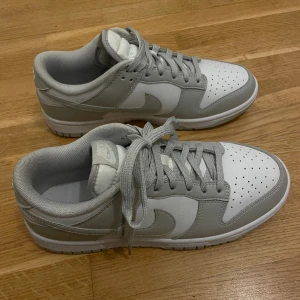 Nike dunk grey fog - Oanvända Nike dunks i färgen grey fog. Storlek 40, säljer pga av att jag inte gillar modellen och därför inte fått användning av dem. Pris går att diskutera 