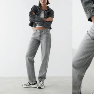 Low waisted straight jeans - Använda en gång från ginatricot