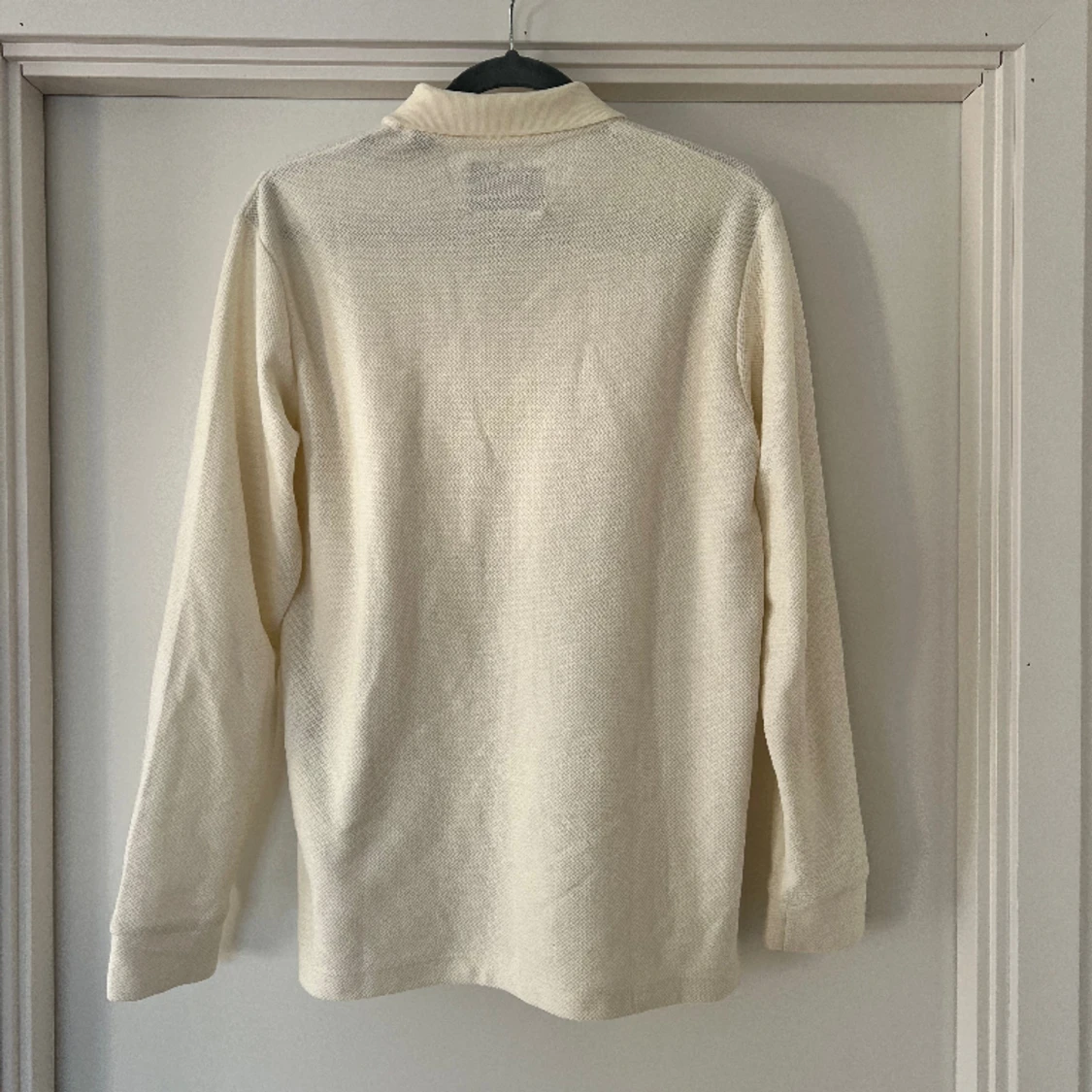 vit halvzip tröja - 90