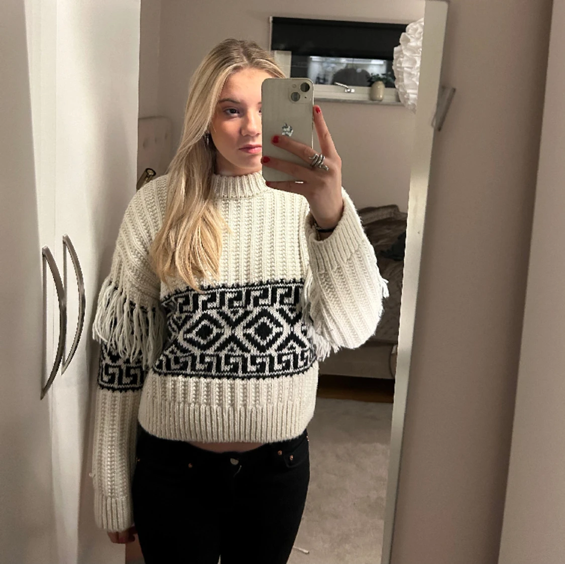 Stickad tröja  - 90