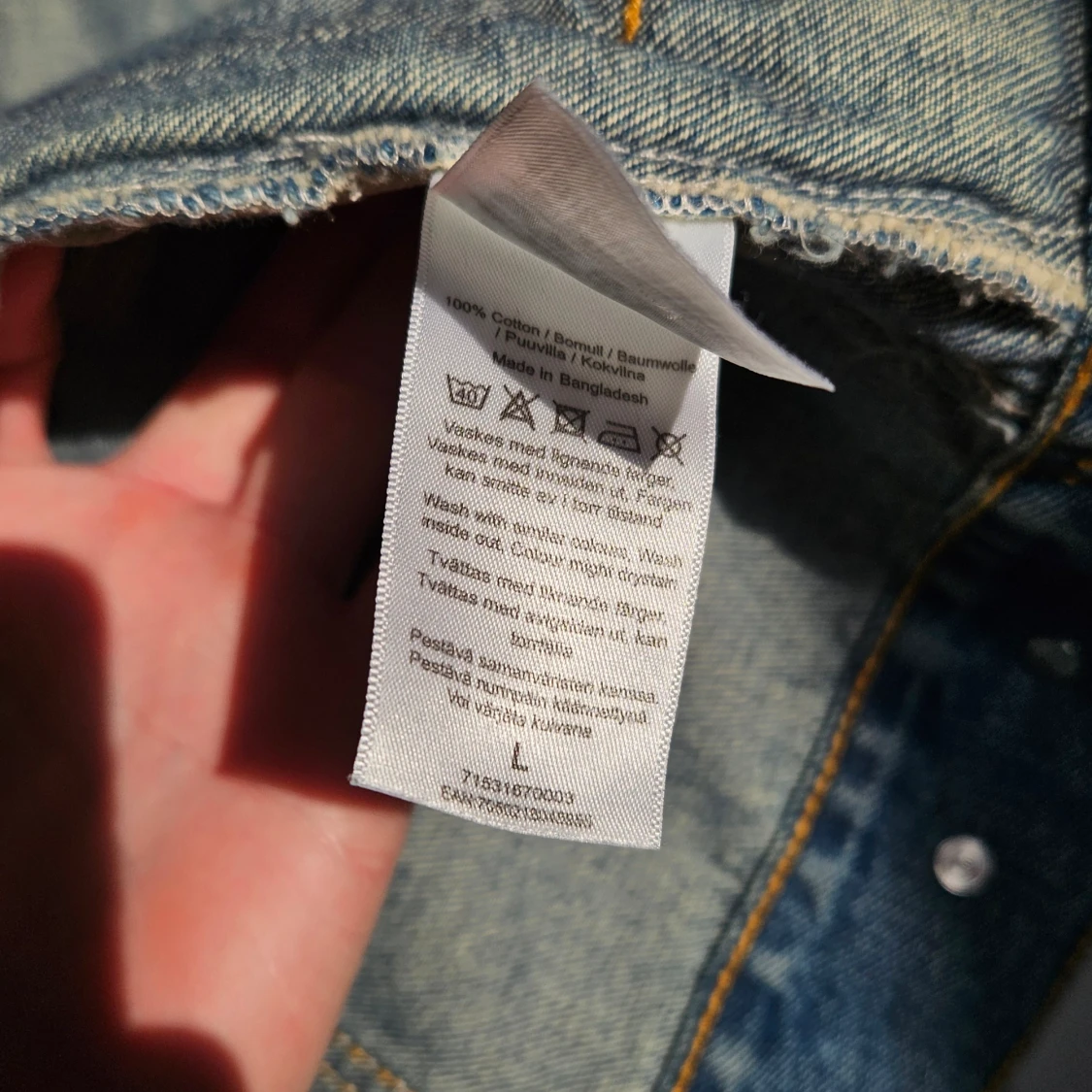 VAILENT CLOTHING - Blå Jeansjacka - 92