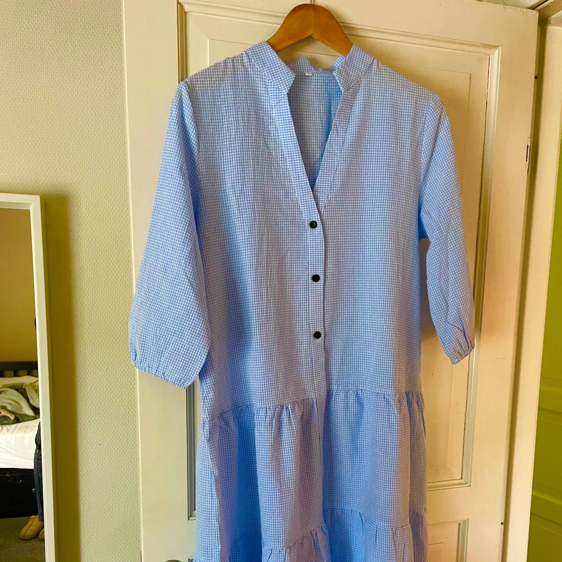 Sommarklänning blå/vit - 91