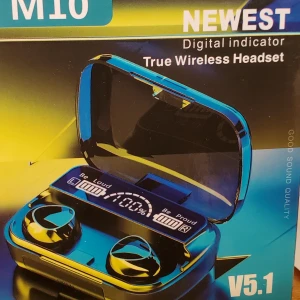 M10 Wireless Bluetooth 5.1 TWS Earbuds-Touch Immersive Sound - Experience exceptional audio quality with the M10 Wireless Earbuds featuring Bluetooth 5.1 technology. These TWS earphones offer full touch control for easy operation and come with a built-in microphone for clear calls. Enjoy fast, stable, and automa