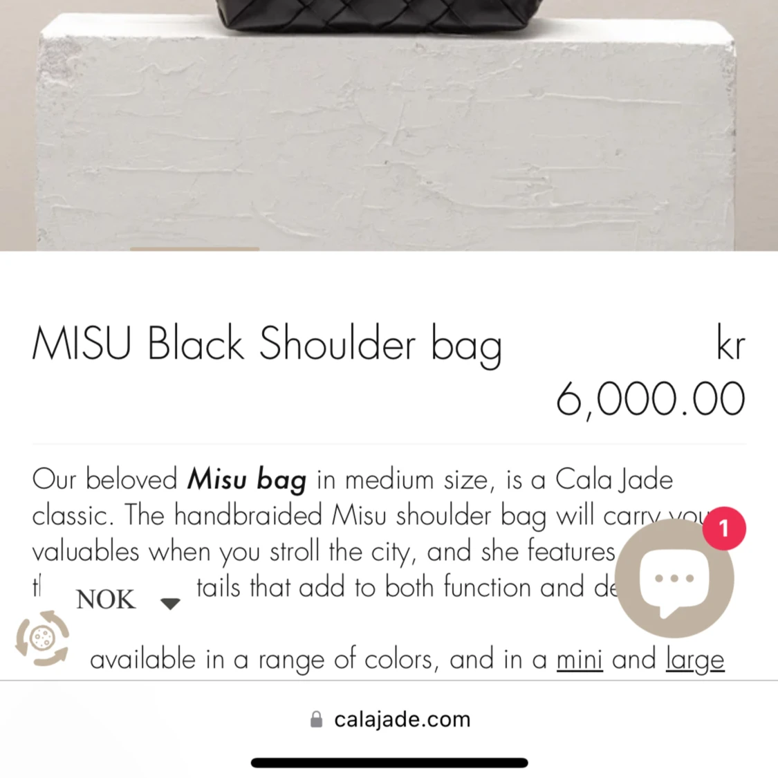 Cala Jade Väska - 90