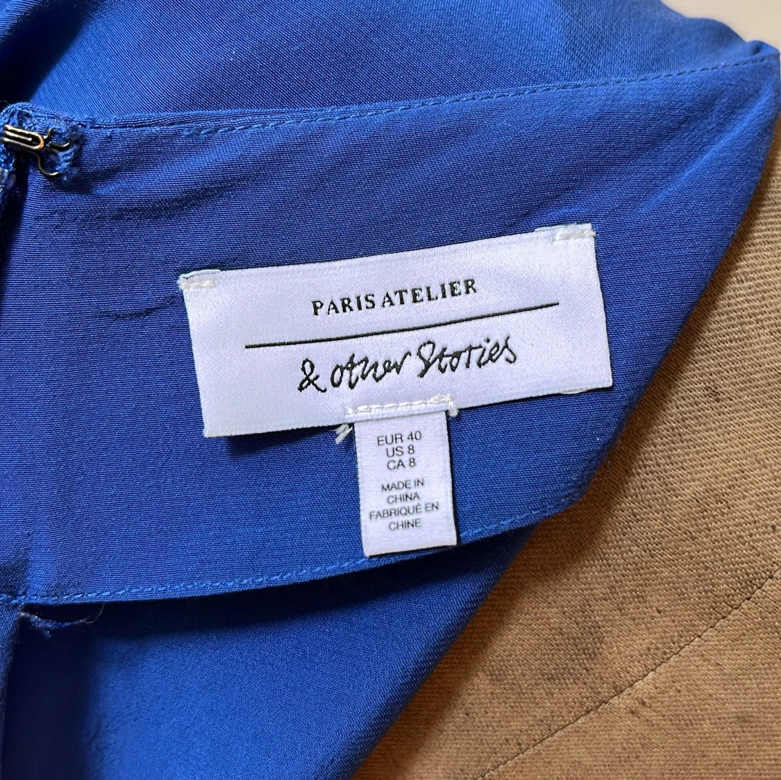 Blå lång klänning från & Other Stories - 91