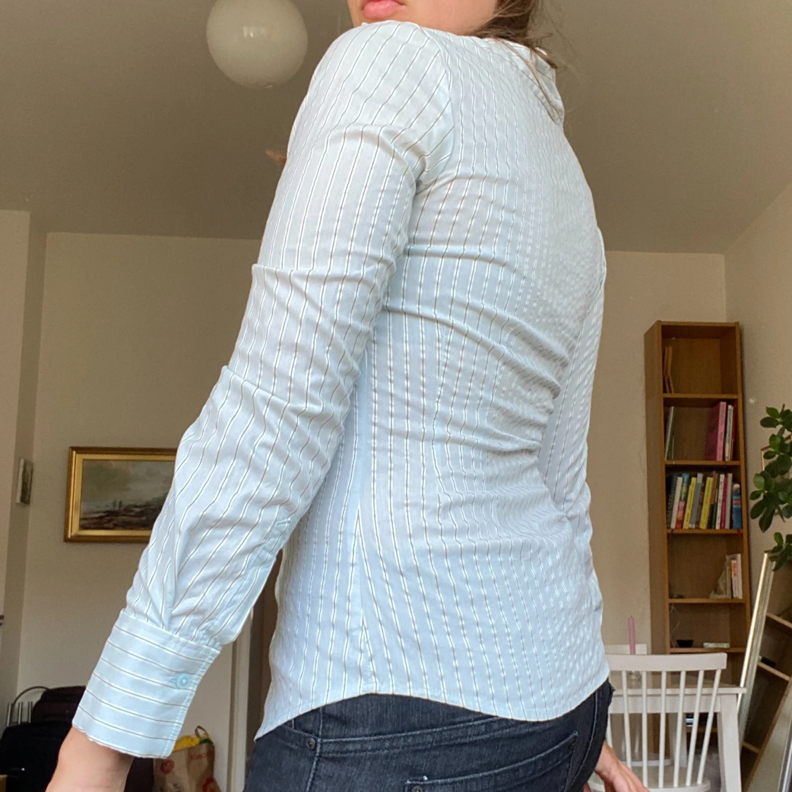 Ljusblå skjorta  - 90