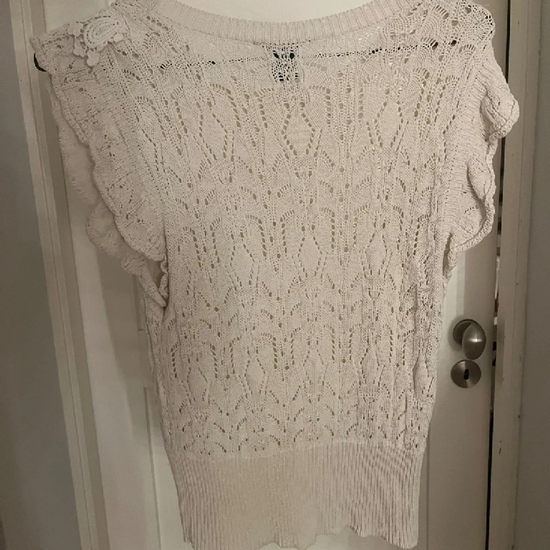 Virkad volang topp - 90