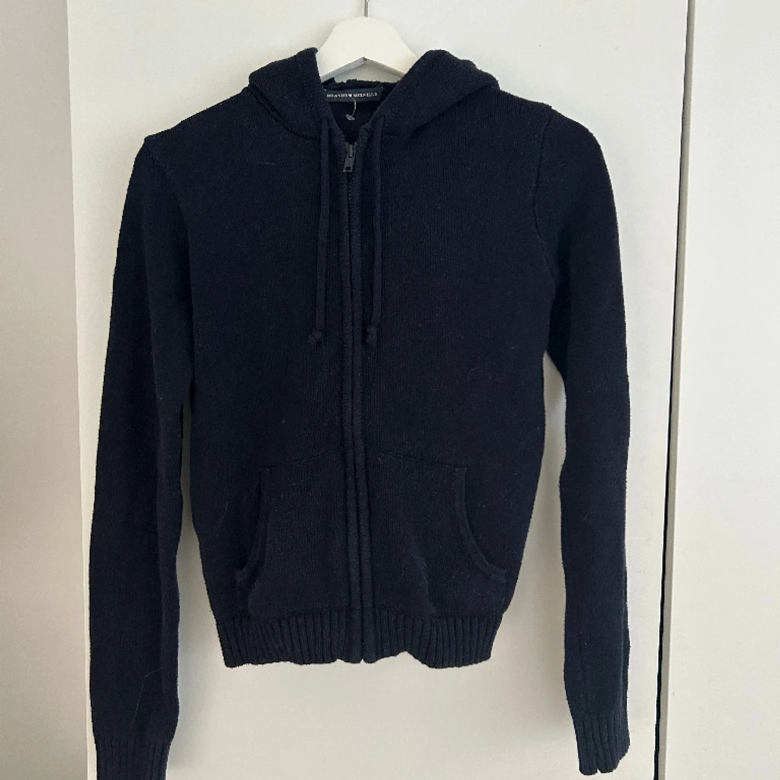 Stickad hoodie  - 90