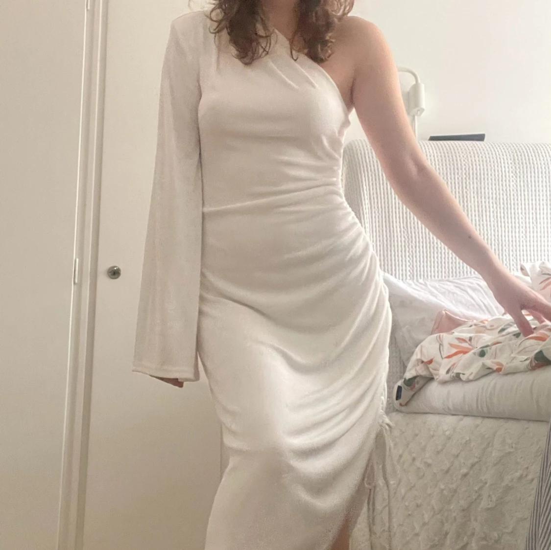Vit klänning