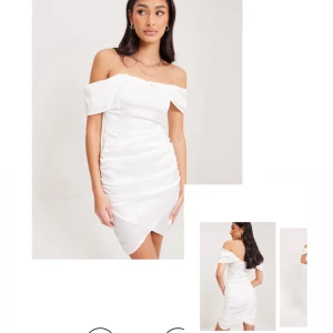 Satin klänning - Säljer denna fina oanvända satin klänning då den inte passade mig. Köpt från Nelly, märket ”parisian” som nu är slutsåld. Lappen finns kvar och klänningen är orörd! Pris kan diskuteras vid snabba köp!