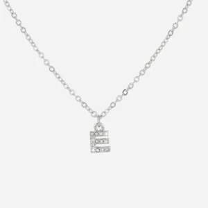 Halsband - Ett jätte fint halsband från Ur&Penn som är använt Max 4 gånger. Det är bokstaven E på.  Det är inte rostigt då jag har målat på genomskinligt nagellack så att det inte ska rosta. Det syns dock inte. 