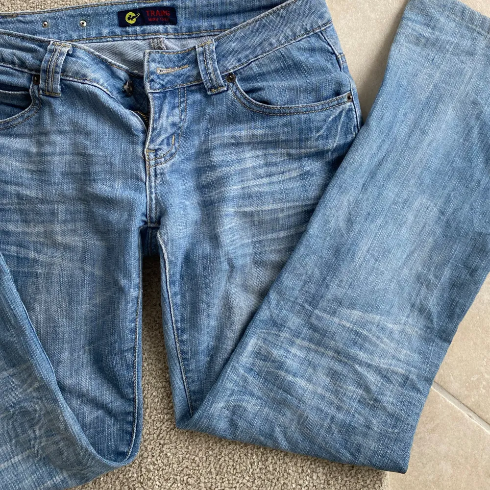 Superfina ljusblå jeans💗💗. Jeans & Byxor.