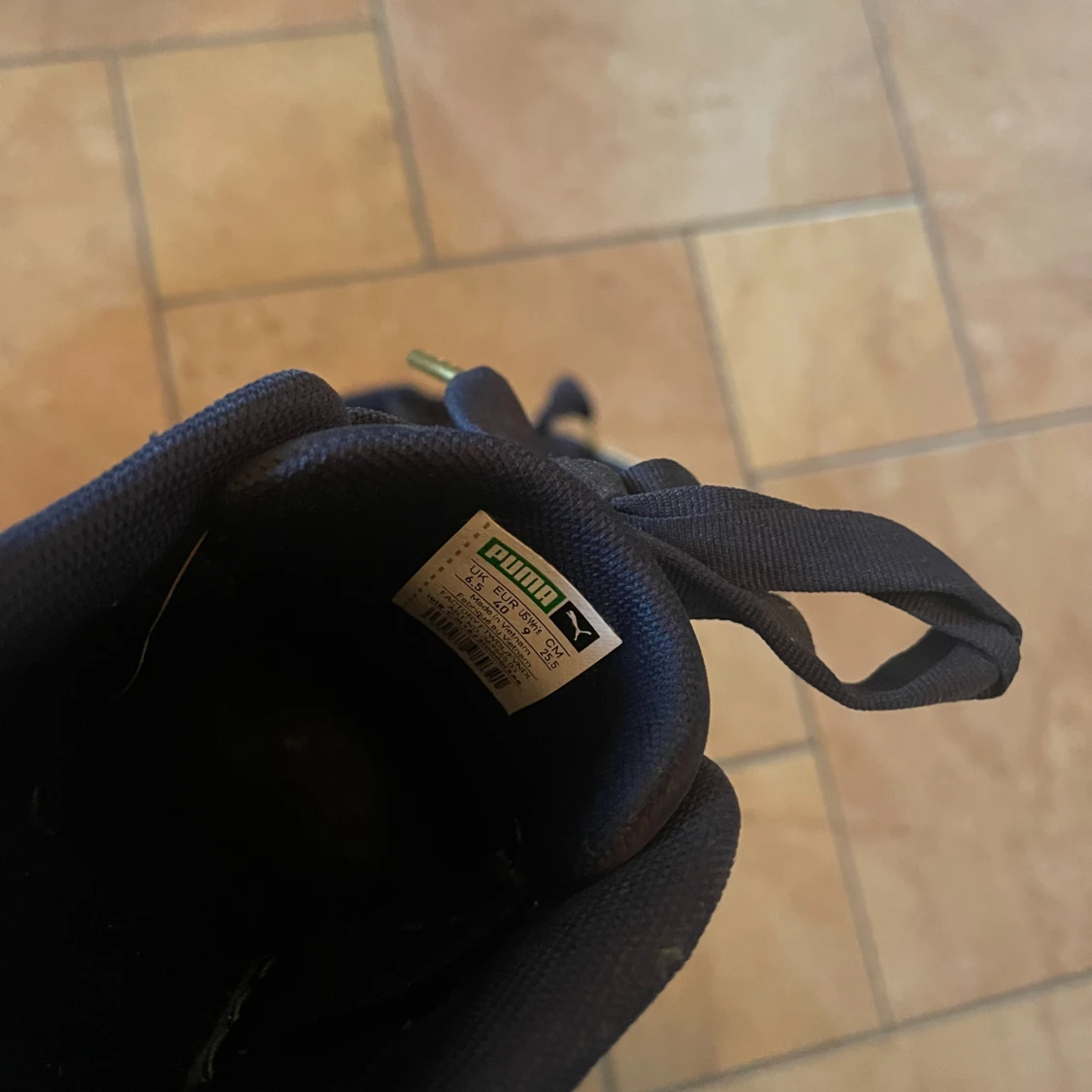 Marinblåa puma skor - 2