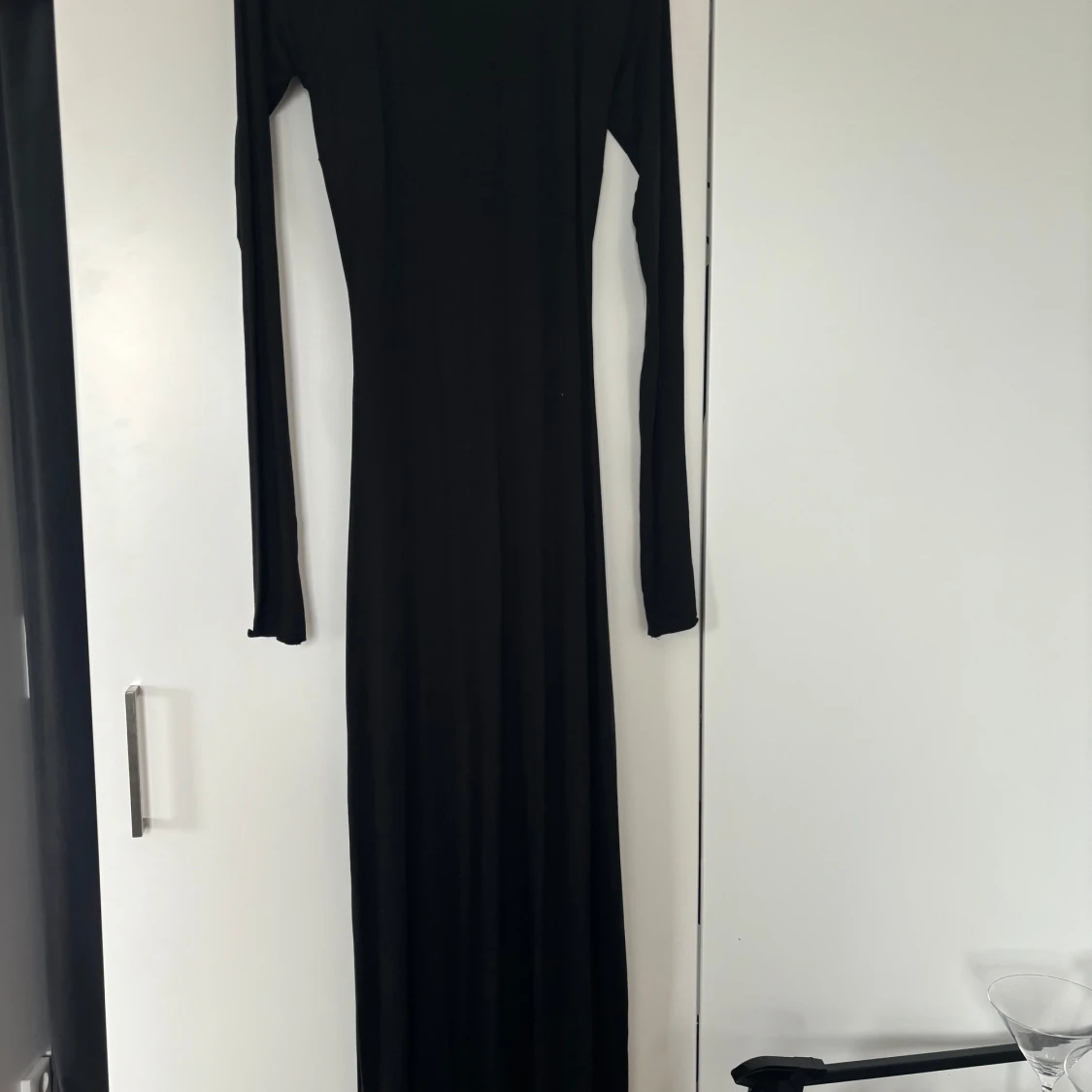 Långklänning öppen rygg