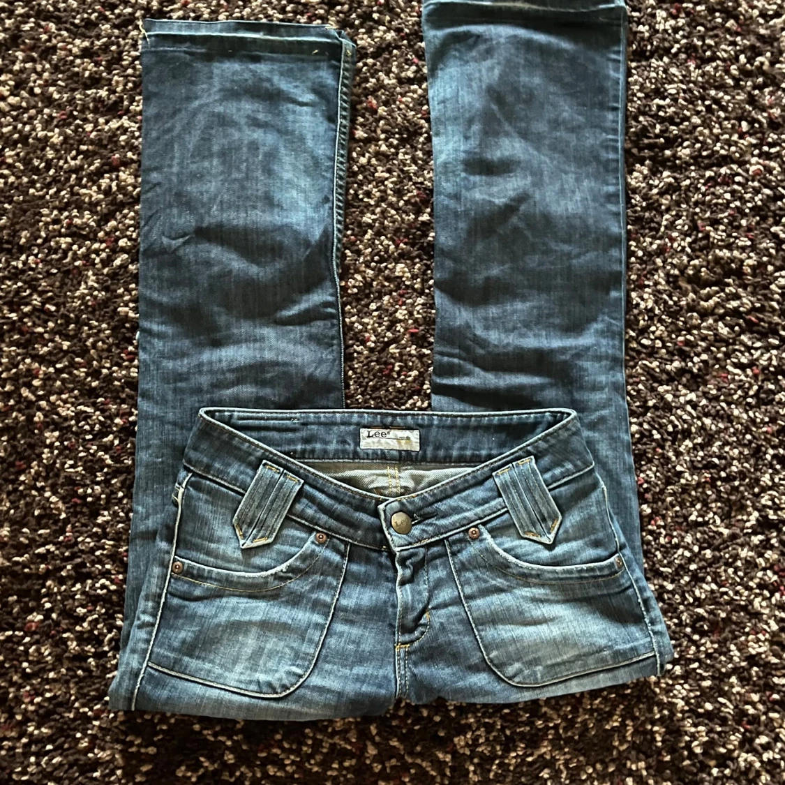 Lågmidjade jeans