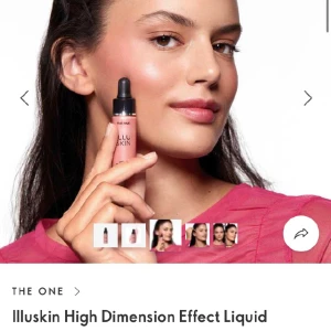Illusion blush  - Denna unika 2-i-1 flytande rouge- och highlighter skapar en underbar strobing-effekt för att framhäva dina drag och ge din hy en naturligt tonad lyster. Illuskin Glow Technology med byggbar färg och intensitet, skapar en naturlig rouge som sitter länge!