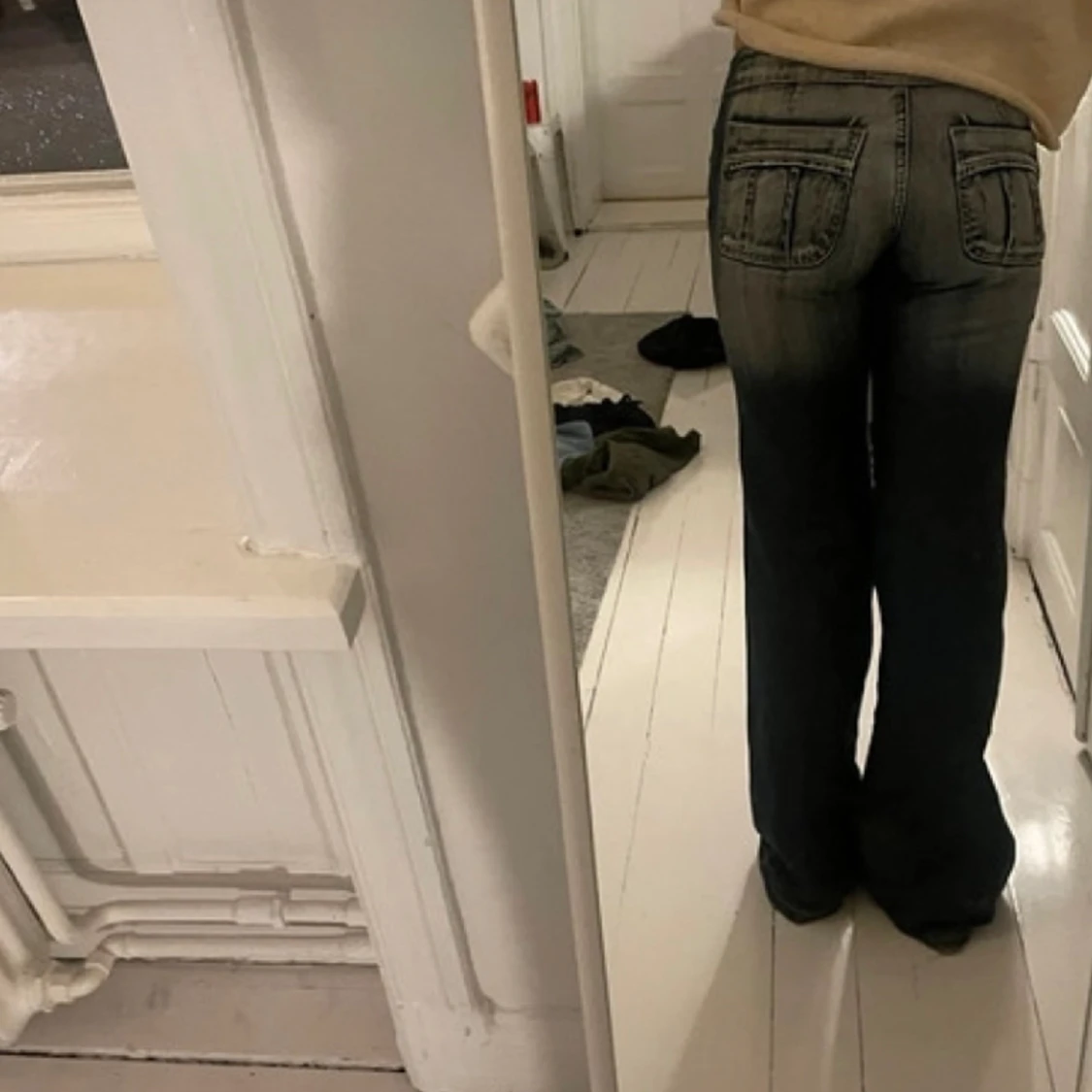 Lågmidjade jeans  - 90