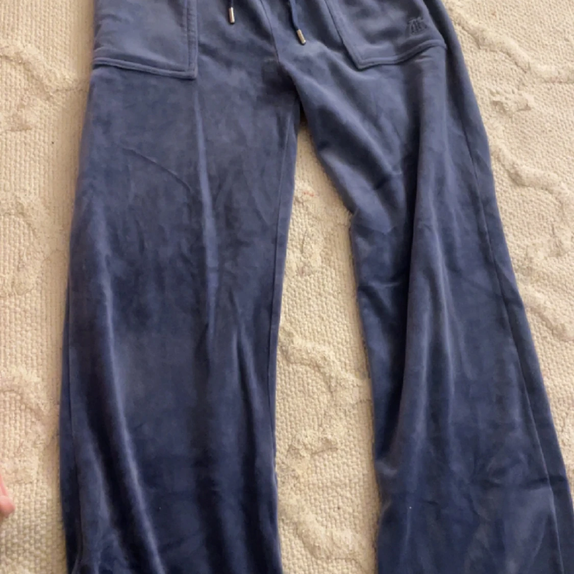 Blåa juicy couture byxor grey/blue