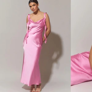 Rosa Gina Tricot klänning  - Säljer denna populära rosa klänning från Gina tricot💕Helt oanvänd och lappen sitter kvar. Vad jag kan se är den helt slutsåld på hemsidan. Köparen står för frakt🌟