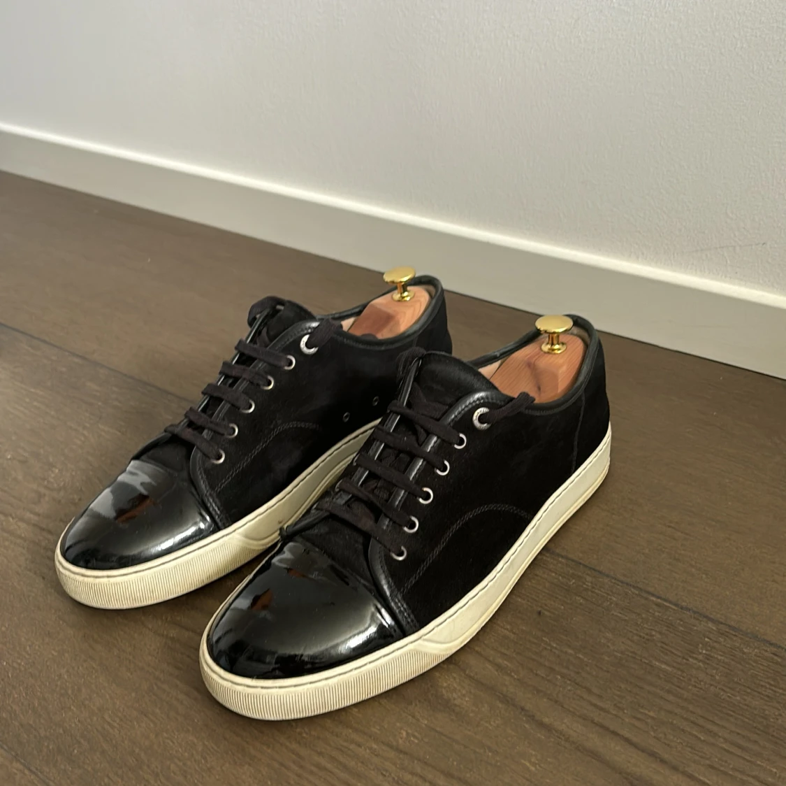 Lanvin cap toe svart