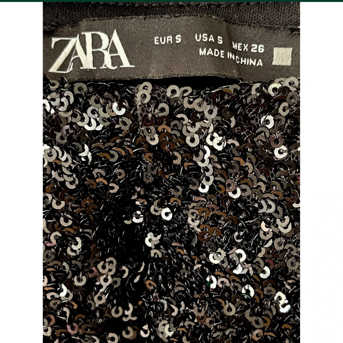 ZARA Sequin Pants / Paljettbyxor Leggings - 92