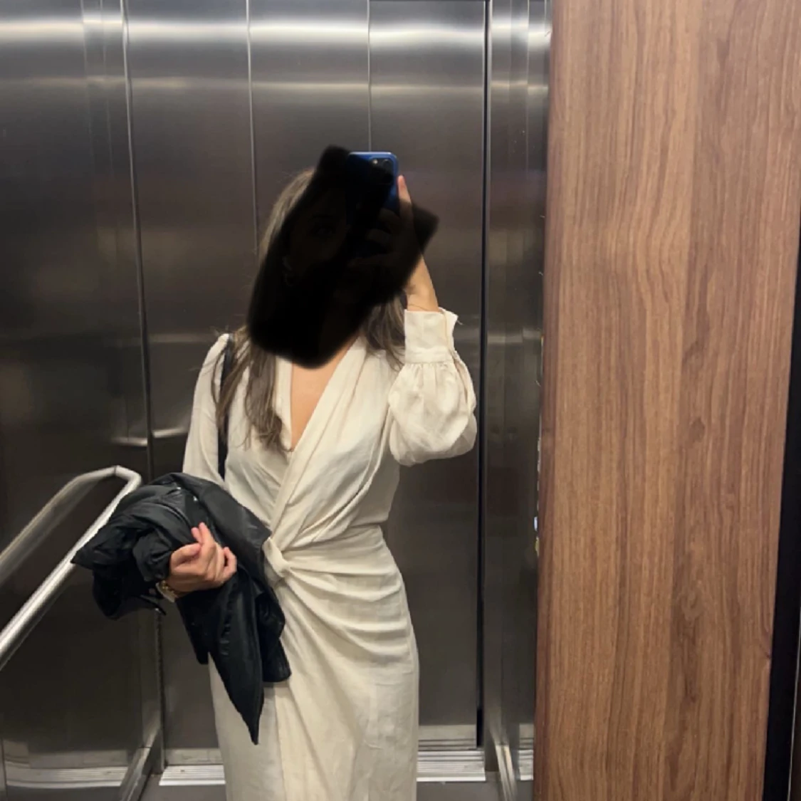 Mango beige klänning 